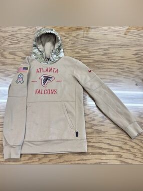 Nike On Field Atlanta Falcons Salute To Service Sideline Hoodie S NFL Dri-Fit